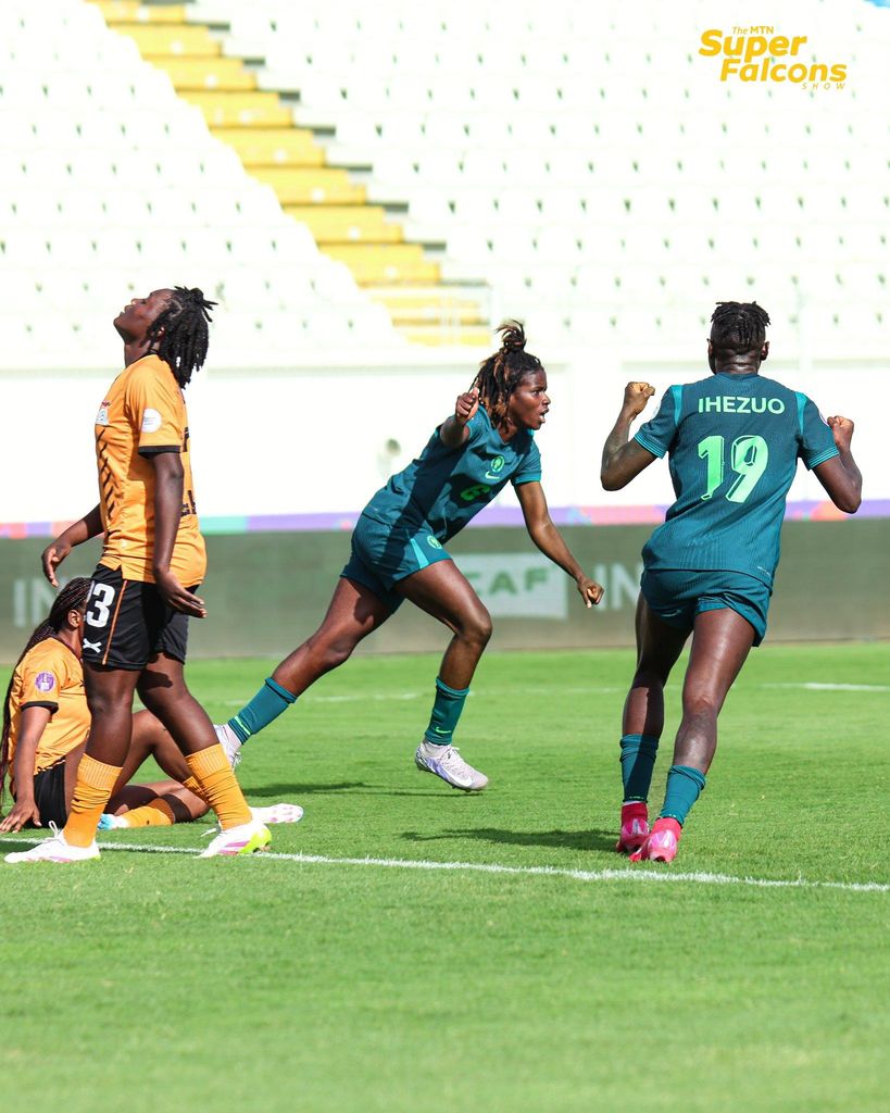 Super Falcons vs Zambia. WAFCON 2024.