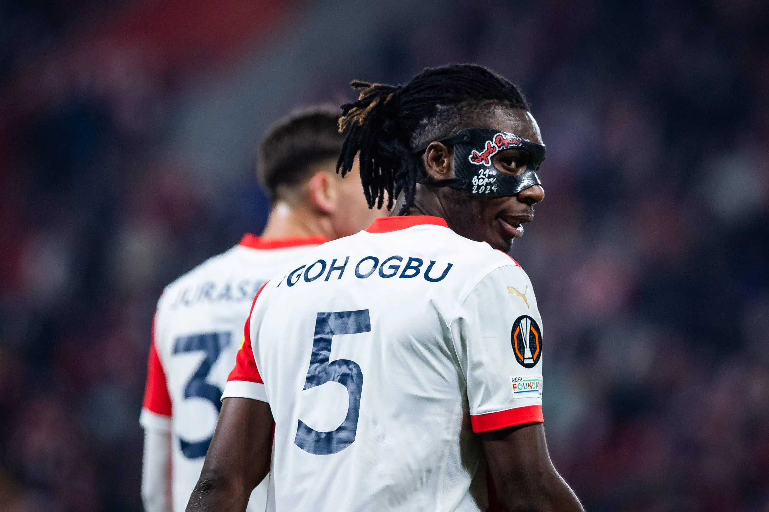 Nigeria and Slavia Prague defender Igoh Ogbu. Photo by IMAGO