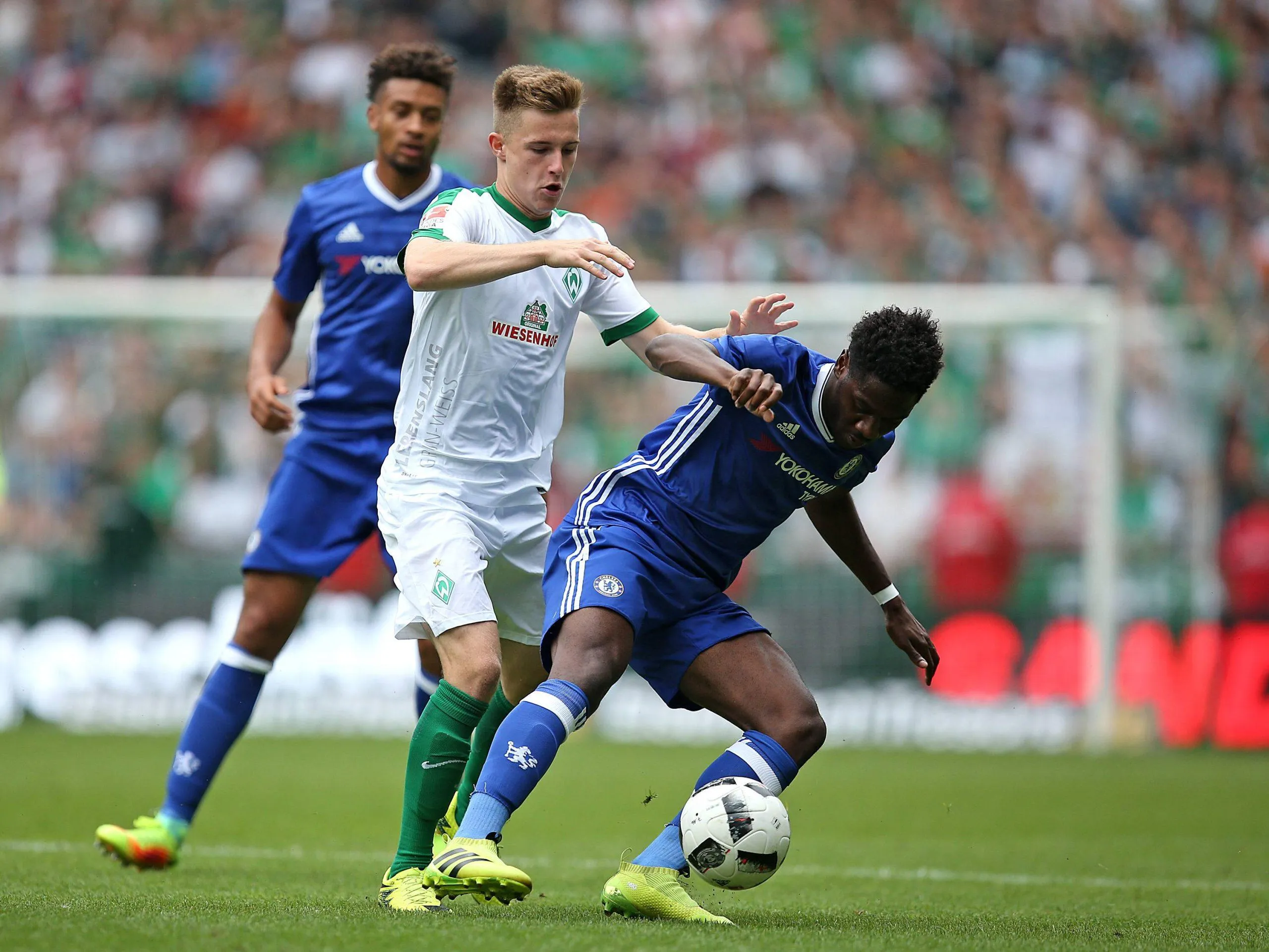 Ola Aina in action for Chelsea