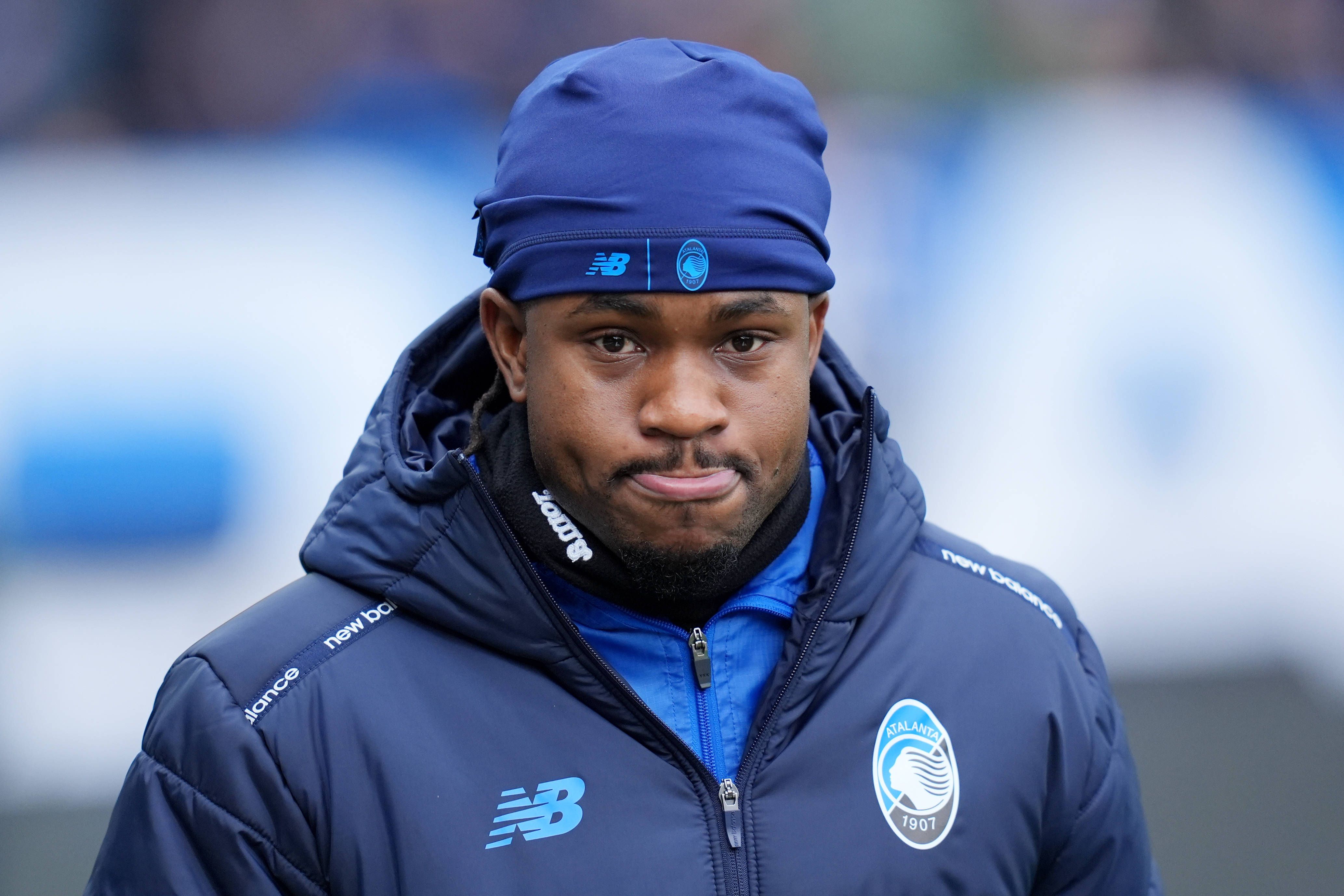 Ademola Lookman during the Serie A soccer match between Atalanta and Parma