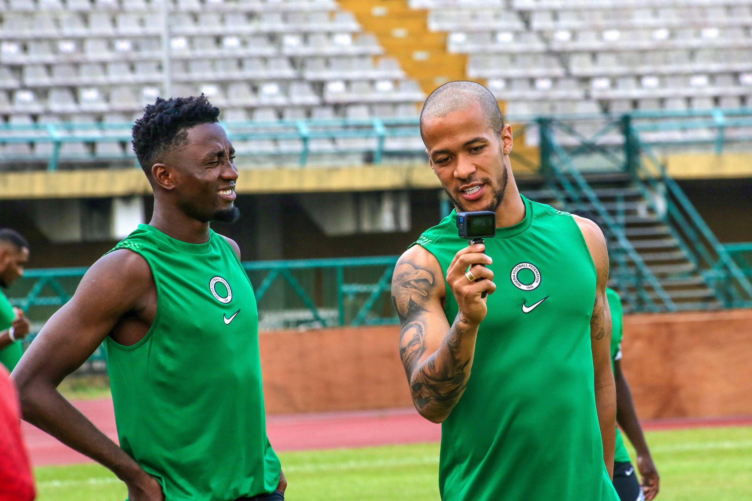 Wilfred Ndidi and William Troost-Ekong, Super Eagles of Nigeria