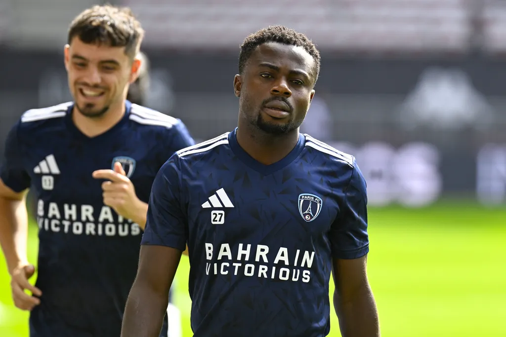 Nigeria and Paris FC forward Moses Simon