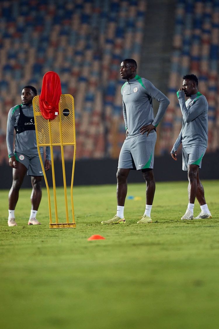 Super Eagles in training