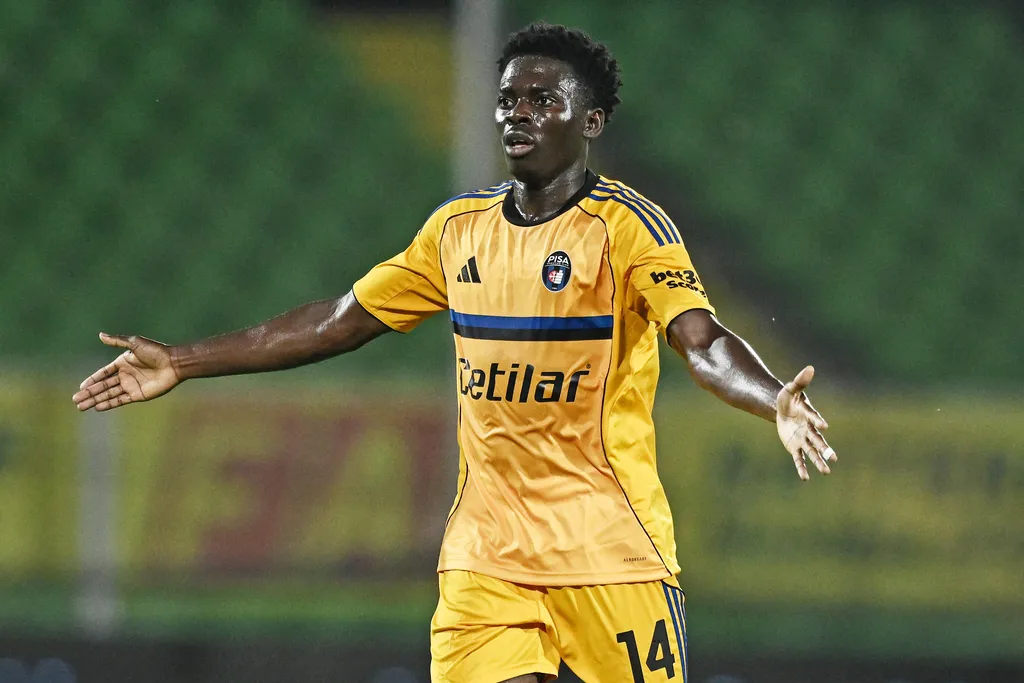 Nigeria and Pisa midfielder Ebenezer Akinsanmiro