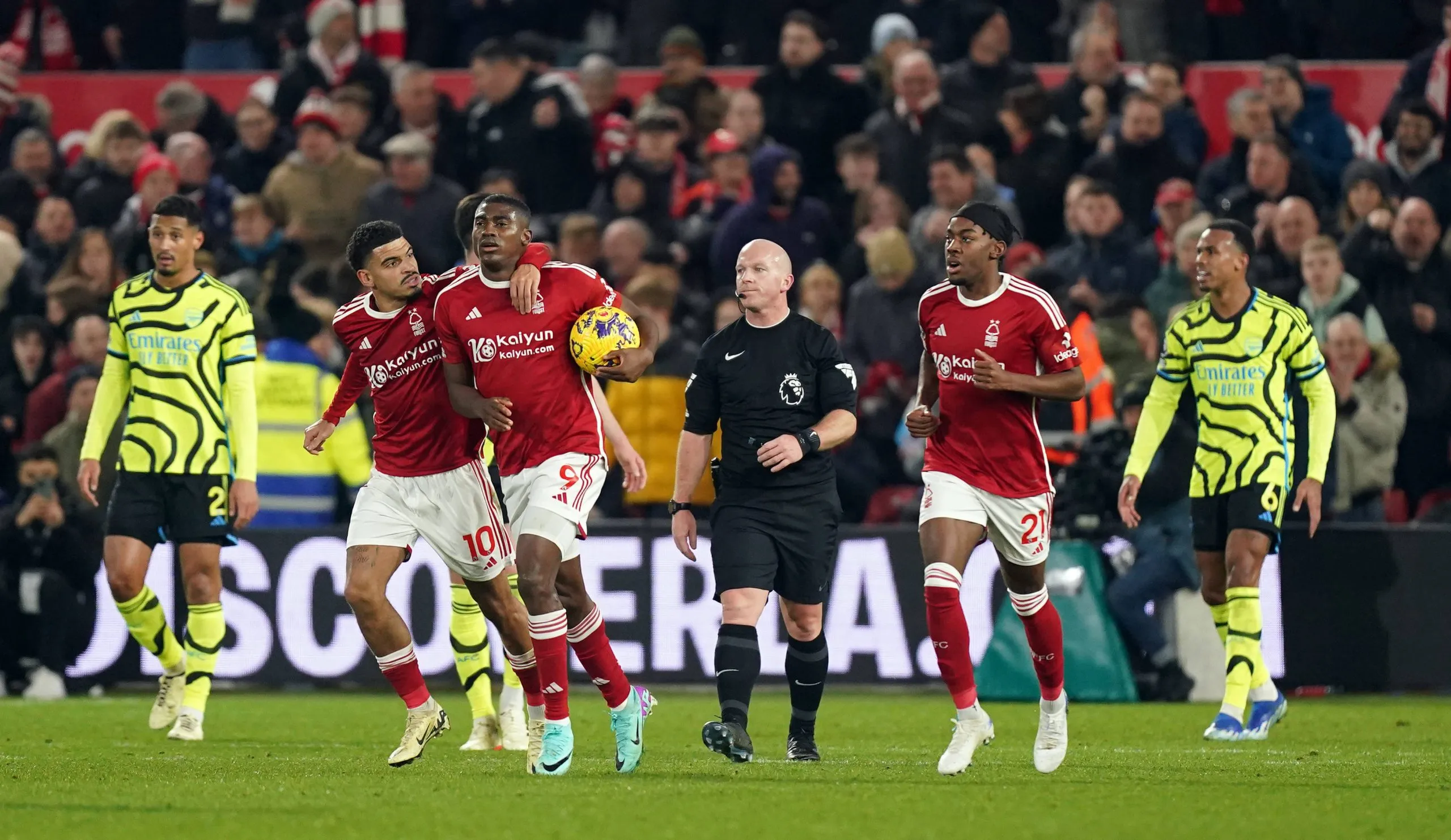 Taiwo Awoniyi and Morgan Gibbs-White