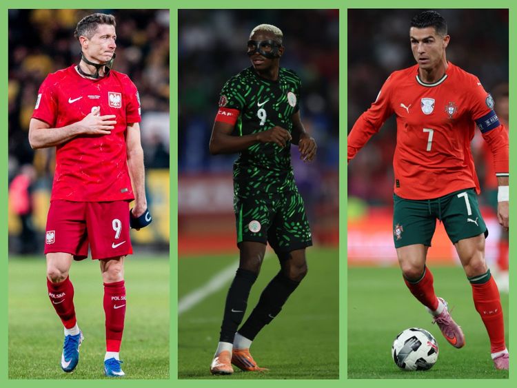 Super Eagles vs Poland and Portugal: Osimhen set to face Lewandowski & Ronaldo again