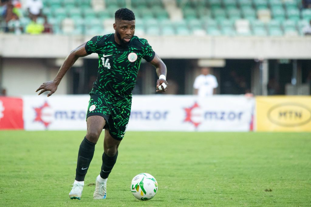 Kelechi Iheanacho during the AFCON qualifier match between Nigeria and Rwanda