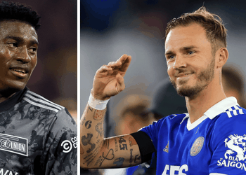 James Maddison and Awoniyi applaud Iheanacho’s performance for the foxes against Aston Villa