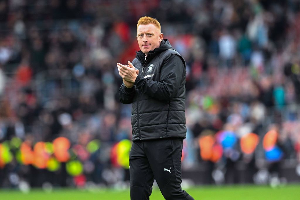 Southampton manager Will Still applauds the fans at full time during the EFL Sky Bet Championship match between Southampton and Swansea City at the St Mary s Stadium, Southampton, England
