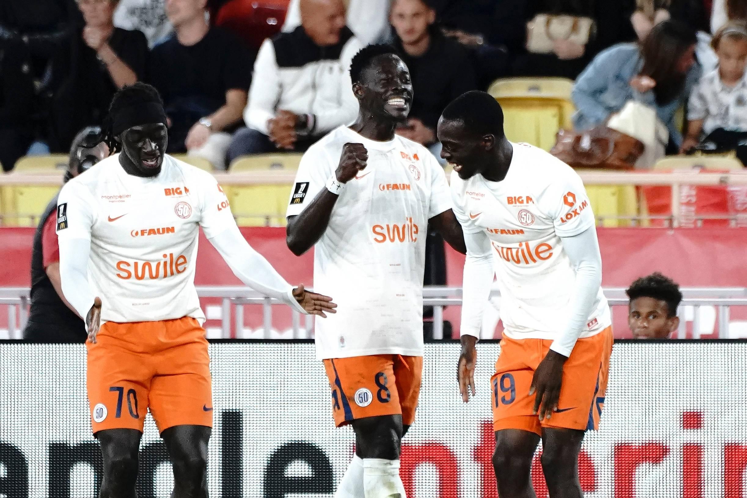 Akor Adams scores for Montpellier (Photo credit: Imago)