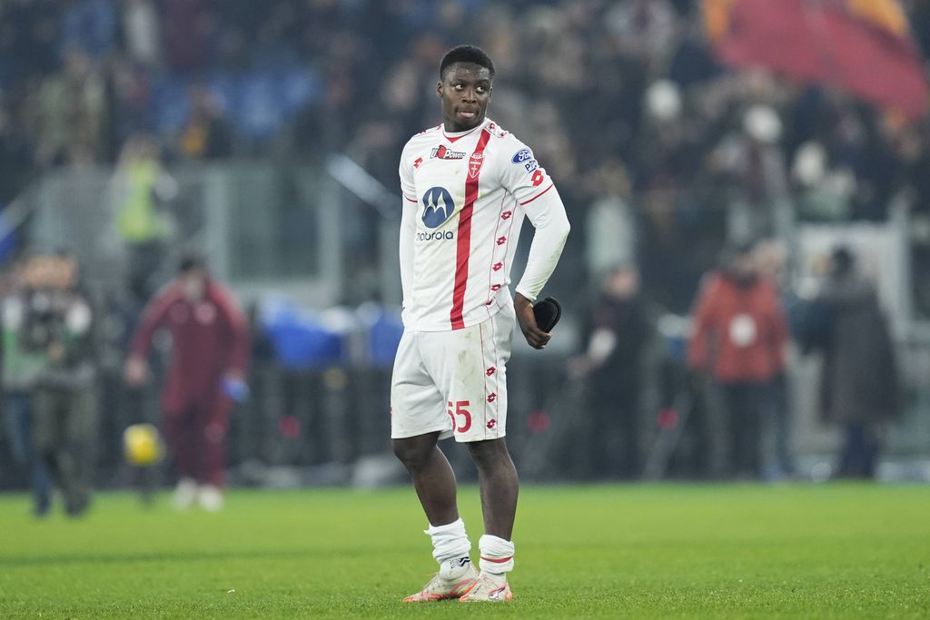 Kevin Martins looks dejected