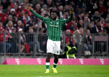 Watch: Victor Boniface gets into trouble with German police