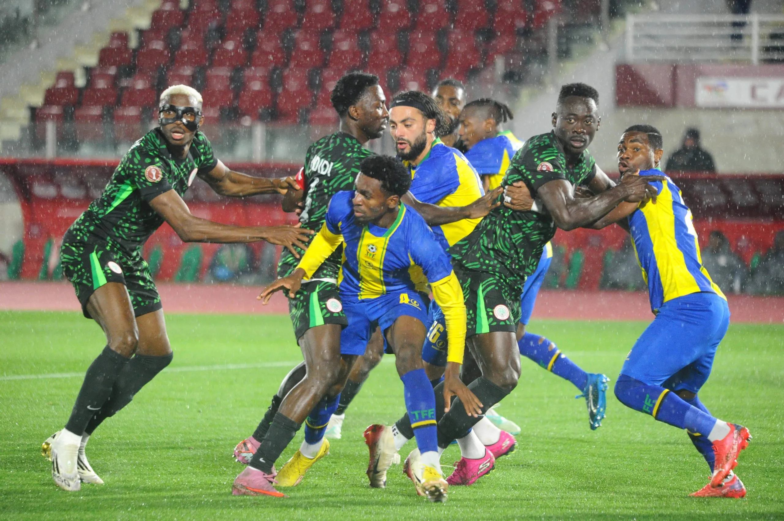 Nigeria and Tanzania during the Africa Cup of Nations AFCON match between Nigeria and Tanzania