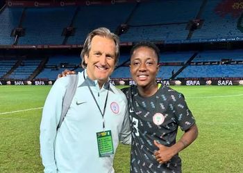 Photos: Super Falcons star Deborah Abiodun debuts as DJ Saint