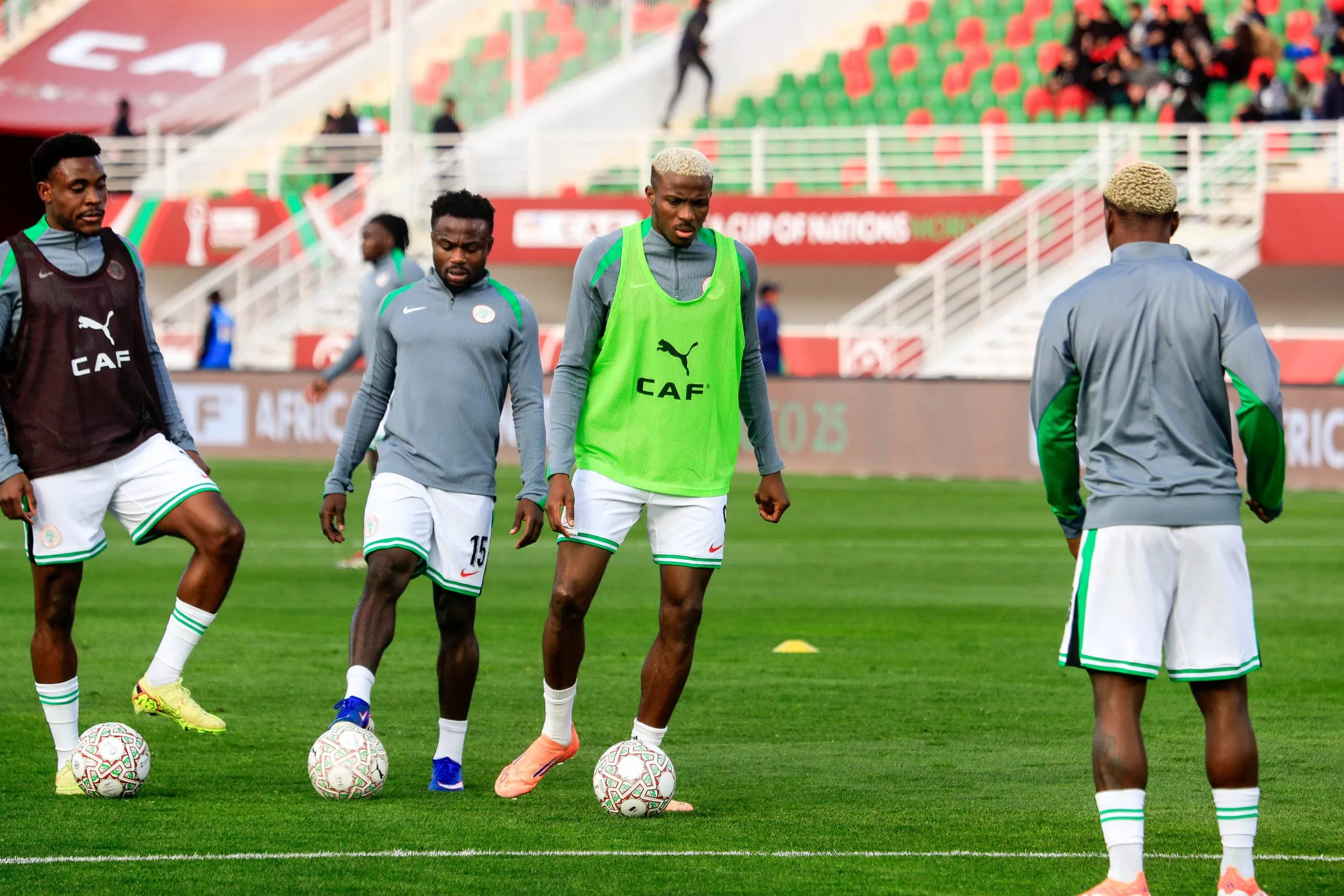 Victor Osimhen during the Africa Cup of Nations match between Uganda and Nigeria