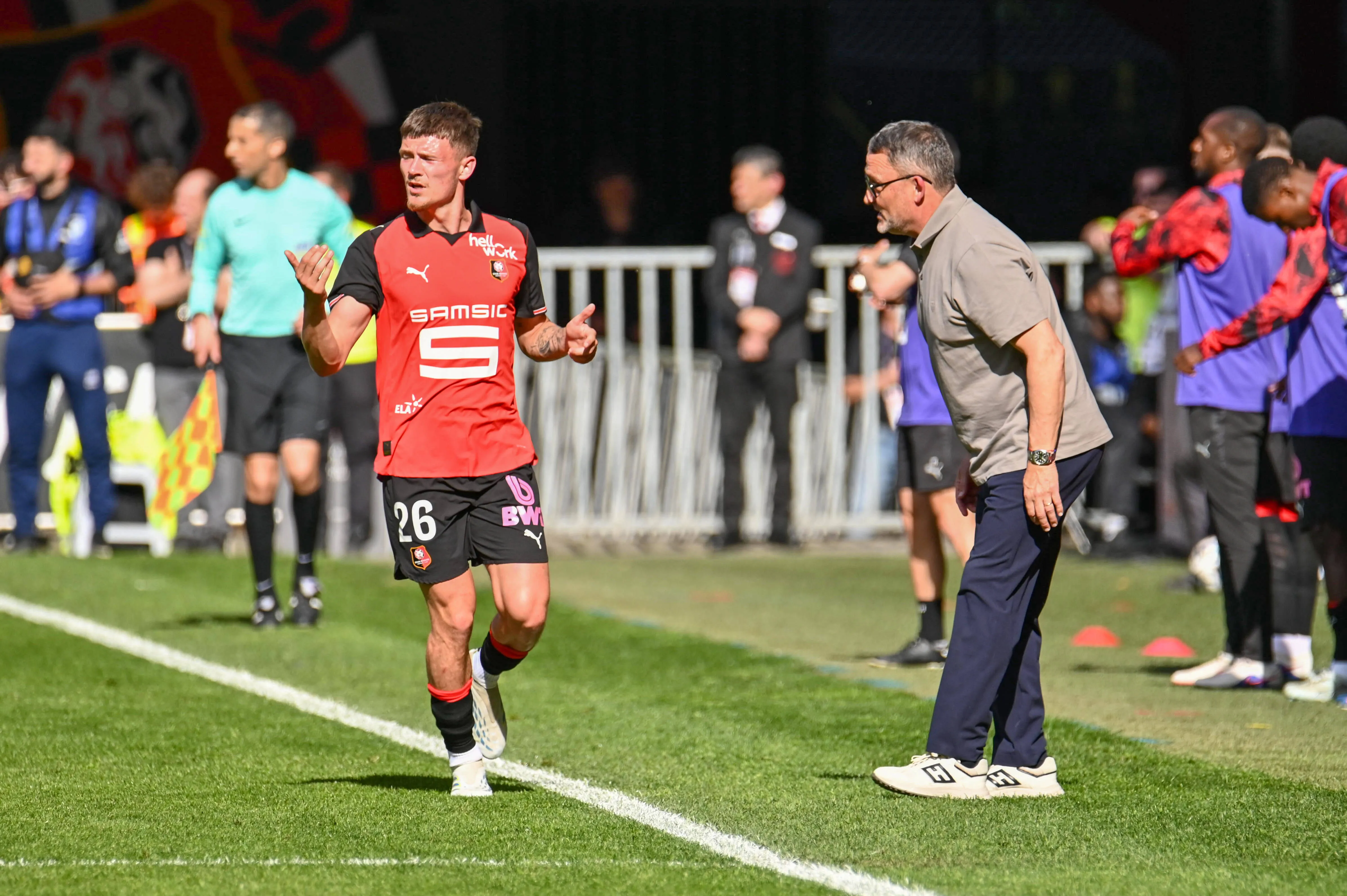 Stade Rennes FC coach Franck Haise