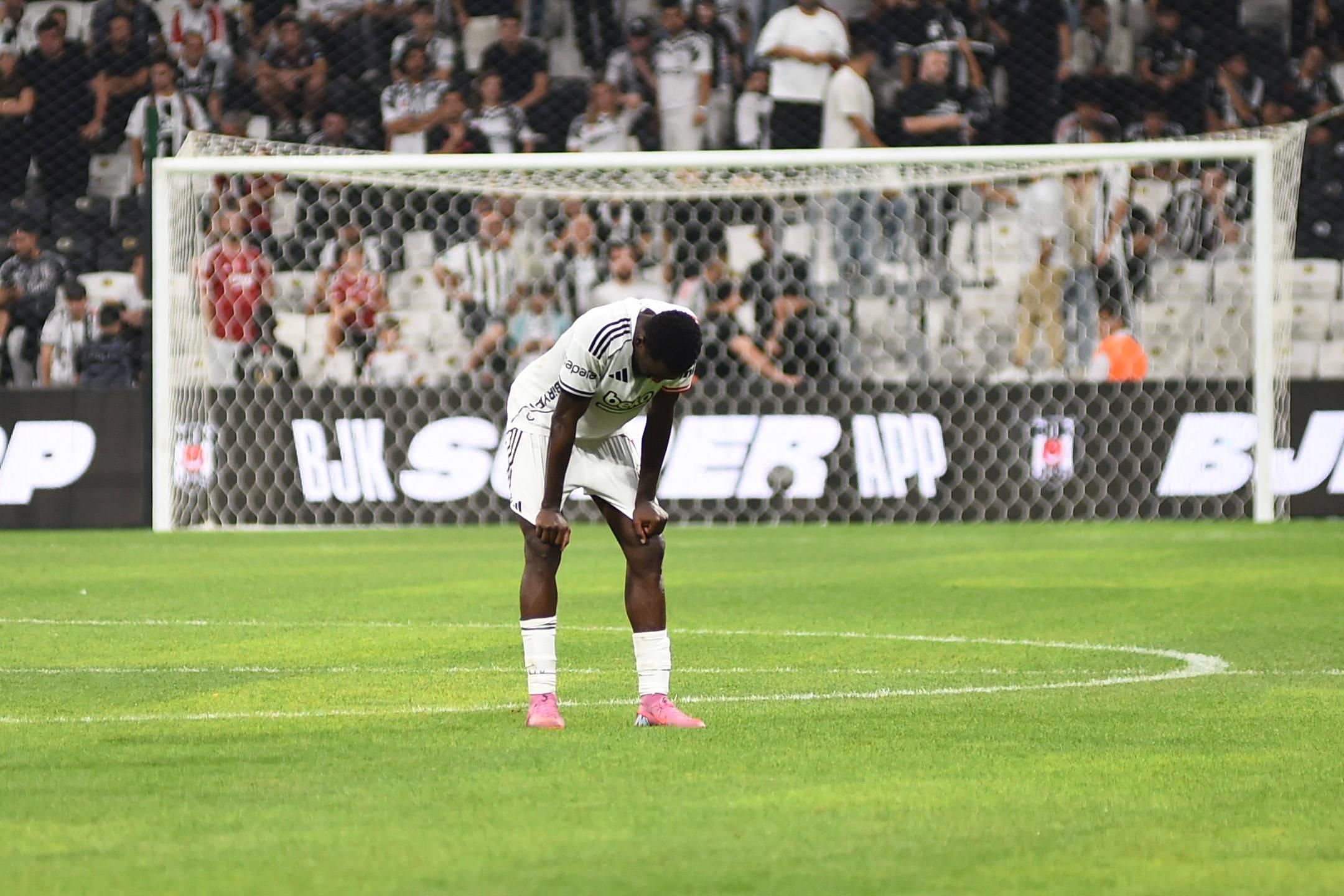 Wilfred Ndidi of Besiktas during the UEFA Conference League Play-off round second leg match between Besiktas and Lausanne Sports