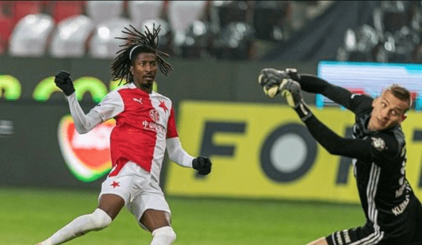 “It will be difficult” – Super Eagles star Olayinka expects tough Slovacko clash for Slavia