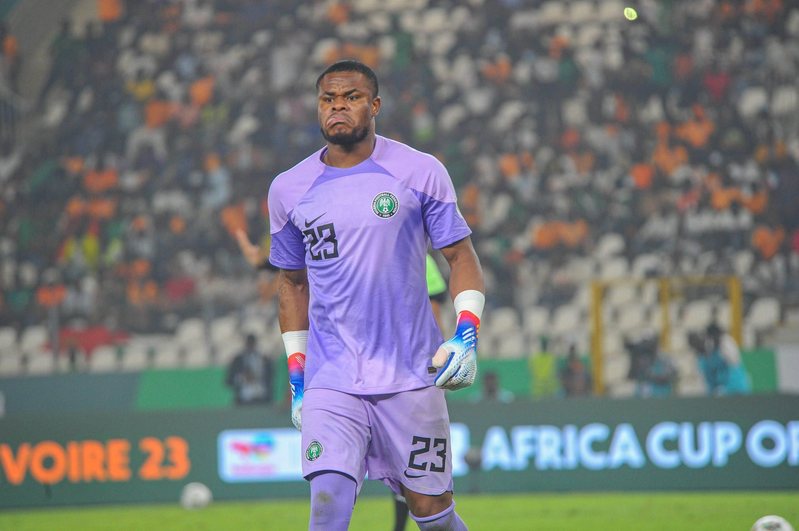 Nigeria and Chippa United goalkeeper Stanley Nwabali. Photo by IMAGO