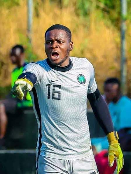 Nigeria and Chornomorets goalkeeper Chijioke Aniagboso. 