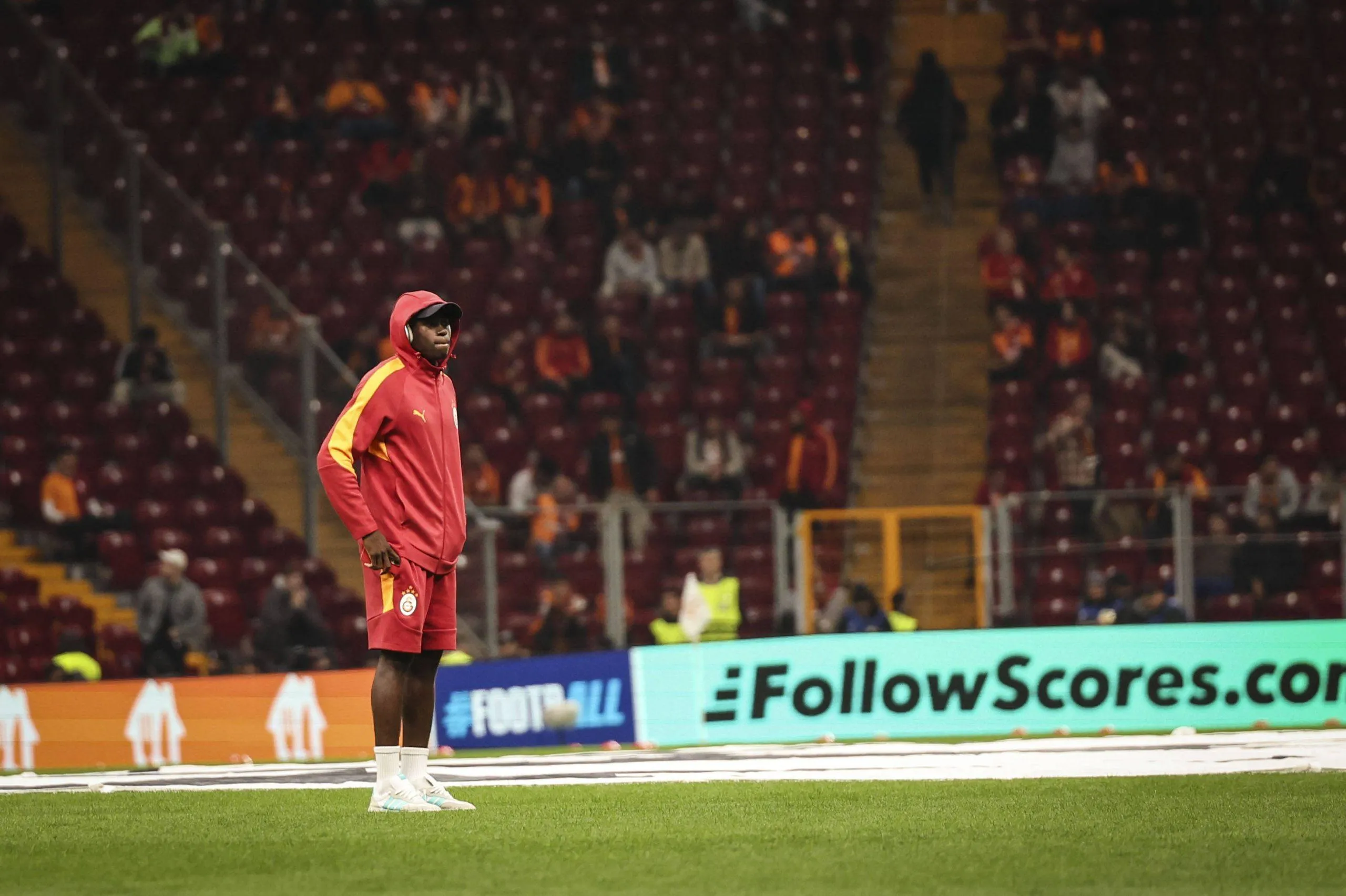 Victor Osimhen during group phase match between Galatasaray and Liverpool in Istanbul, Turkiye