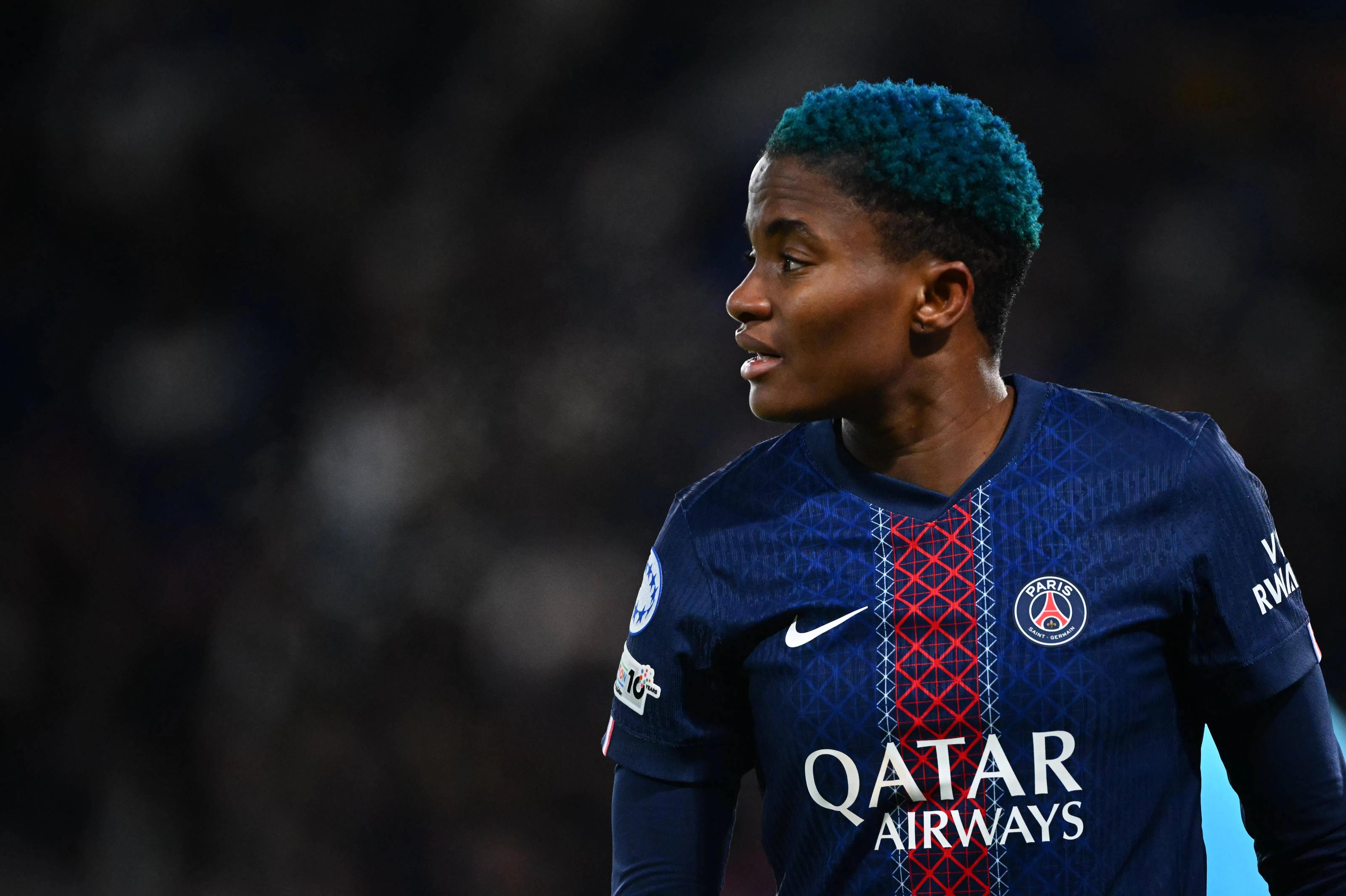Rasheedat Ajibade in action for PSG