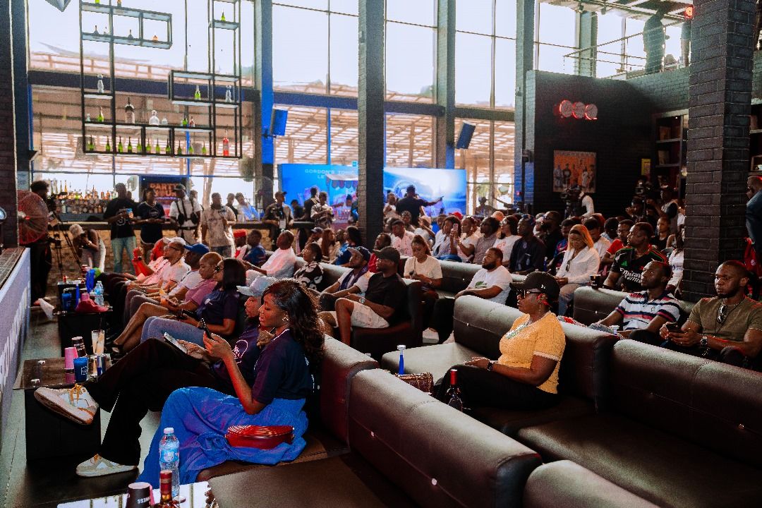 Nigerian fans during a watch-along party