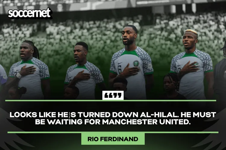 “He must be waiting” – Ex-England star urges Manchester United to go all out for Osimhen