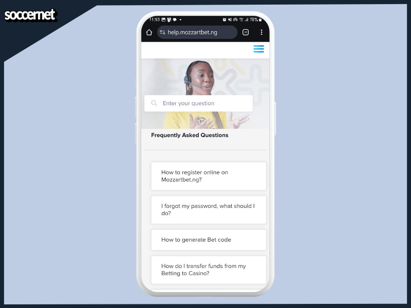 Mozzartbet Nigeria customer service contacts
