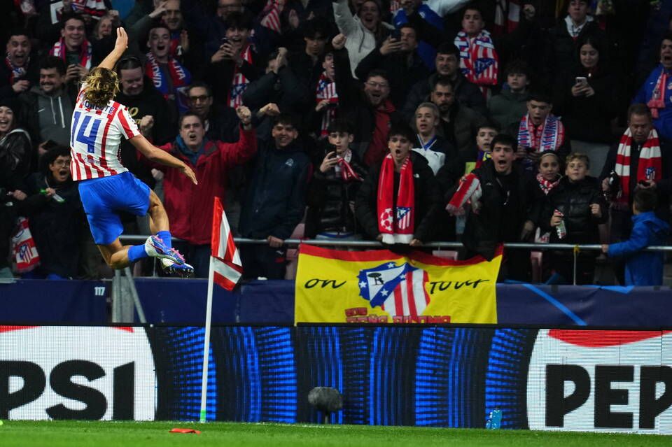 UEFA Champions League match, Round of 16, first leg, between Atletico de Madrid and Tottenham Hotspur played at Riyadh Metropolitano Stadium on March 10, 2026 in Madrid Spain