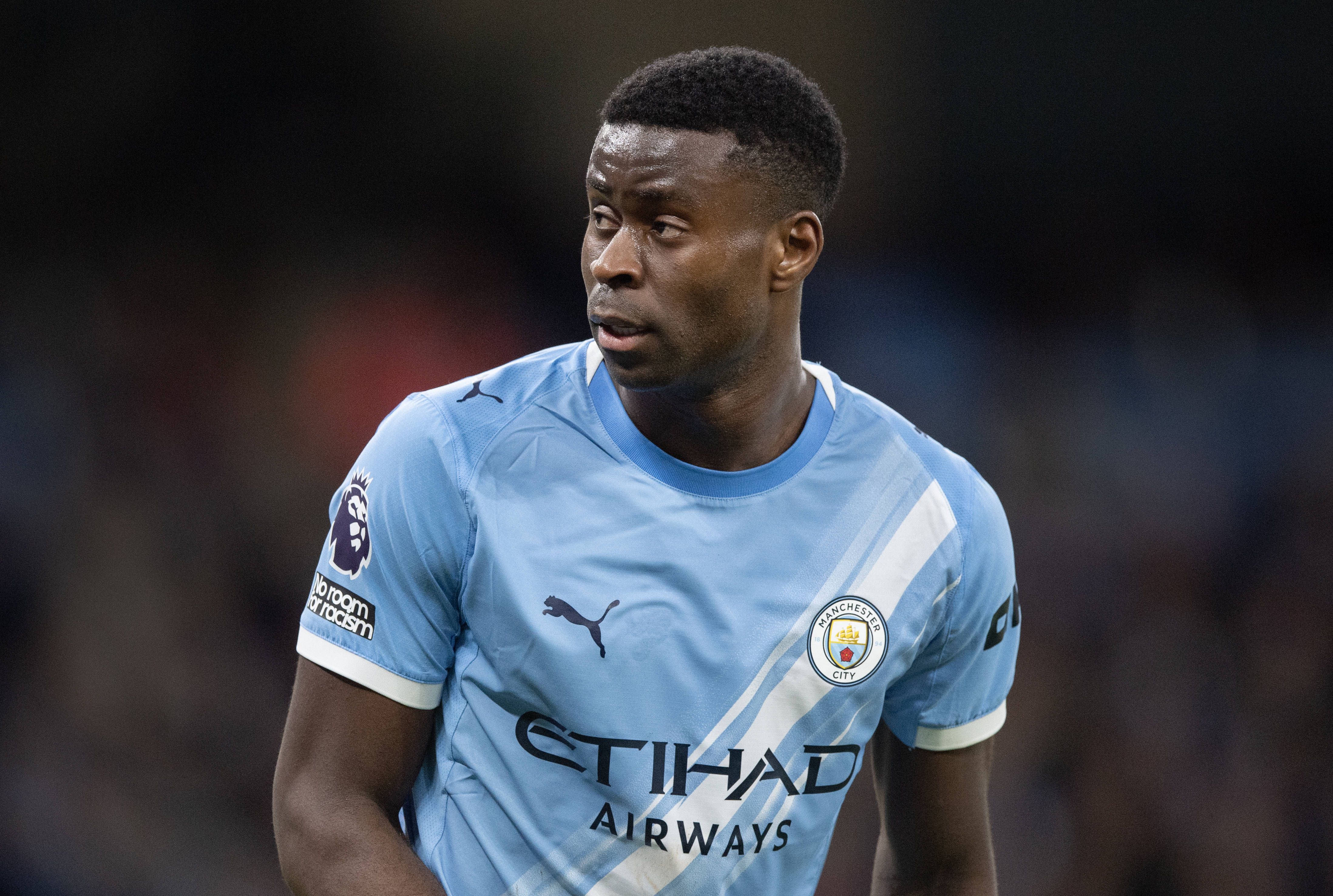 Marc Guehi during the Premier League match between Manchester City and Wolverhampton Wanderers