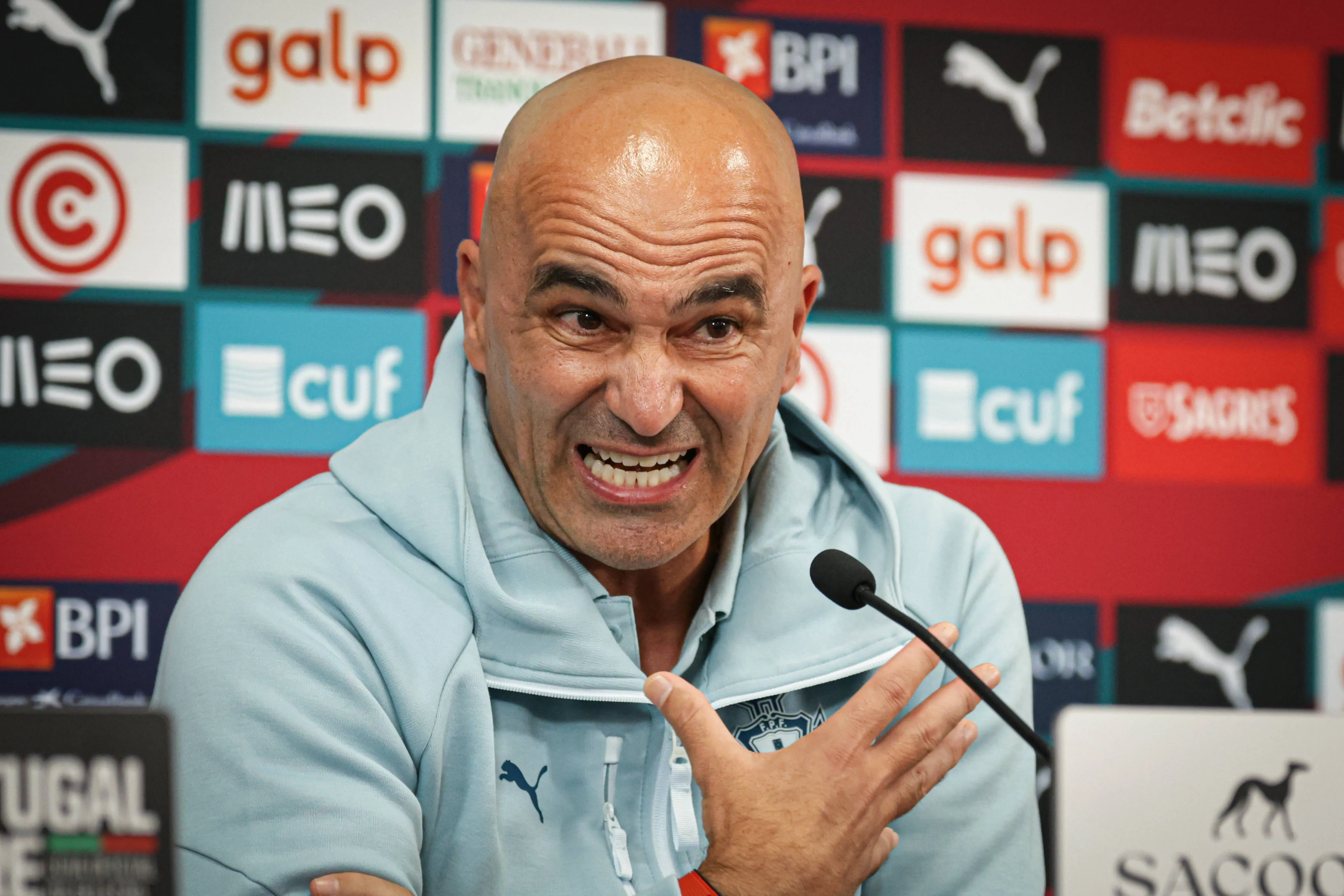 Coach Roberto Martinez in his press conference ahead of the Nigeria vs Portugal friendly clash