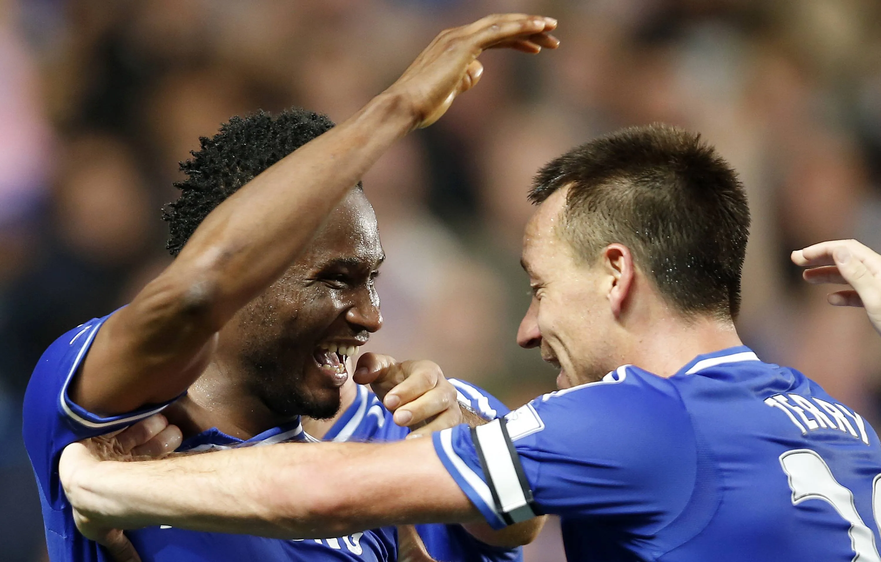 Former Chelsea stars John Obi Mikel and John Terry