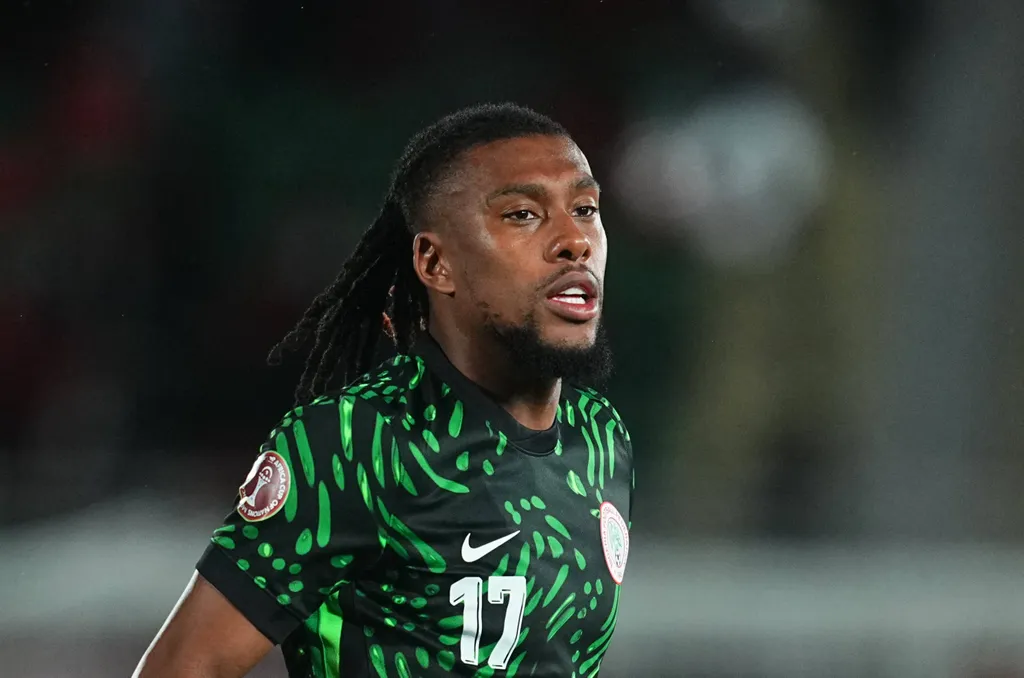 Nigeria playmaker Alex Iwobi