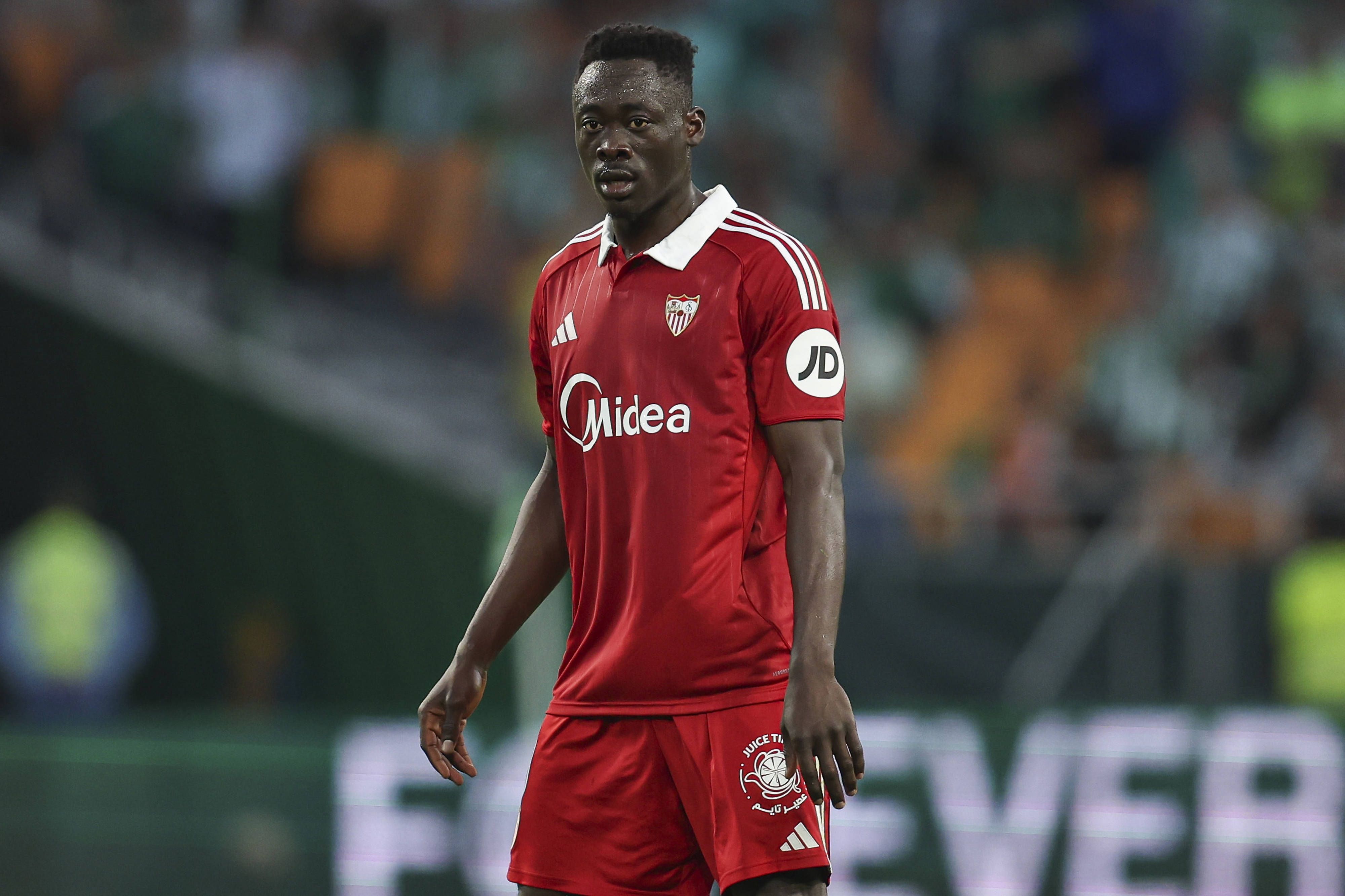 Akor Adams of Sevilla FC during the La Liga match between Real Betis and Sevilla FC