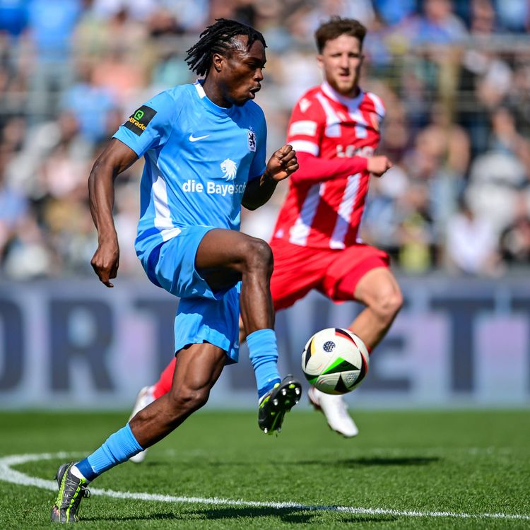 1860 Munich star Dickson Abiama. 