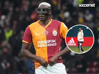 Super Eagles striker Akor Adams sends ‘come get me’ gesture to Manchester United