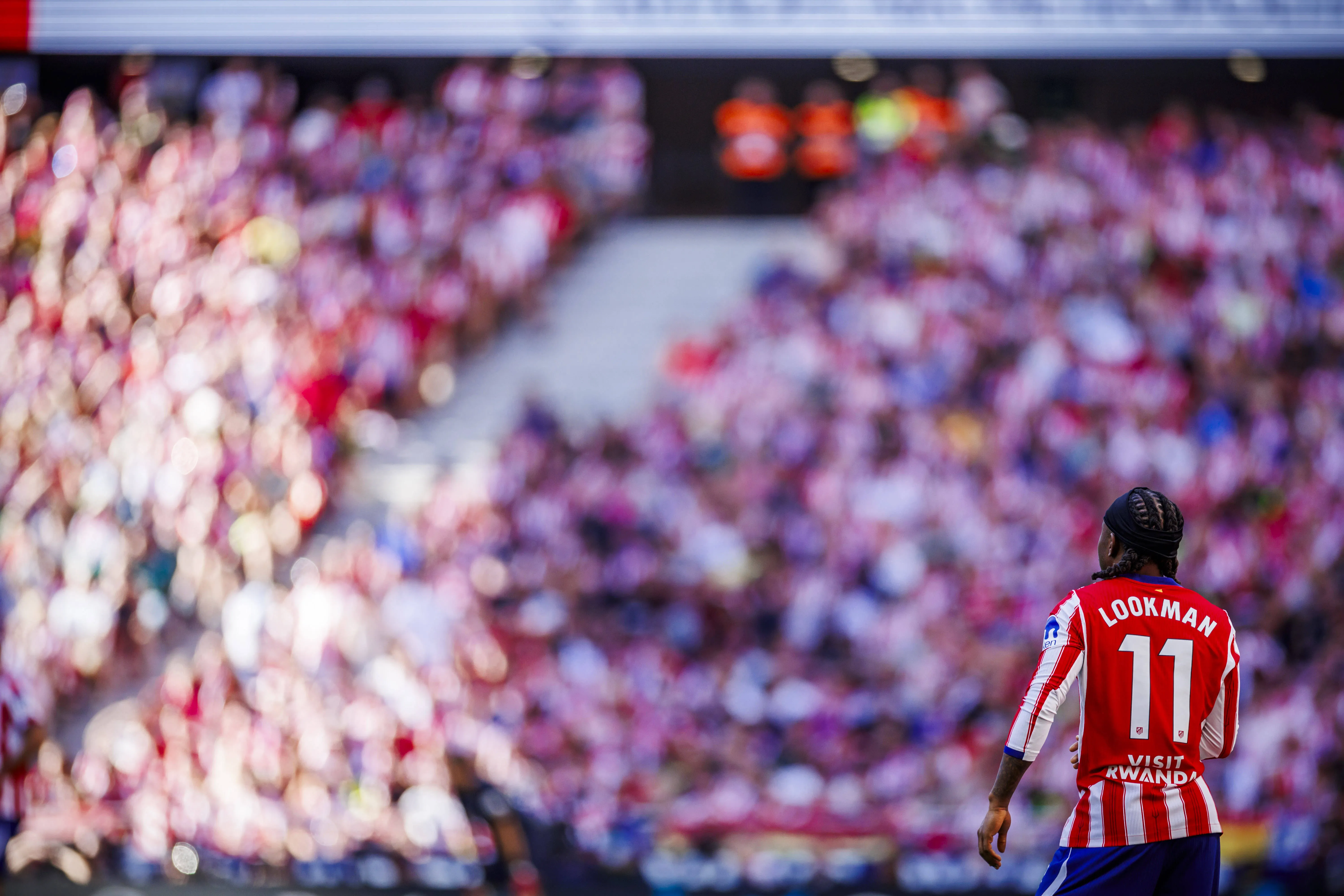 Ademola Lookman of Atletico de Madrid during the Madrid derby