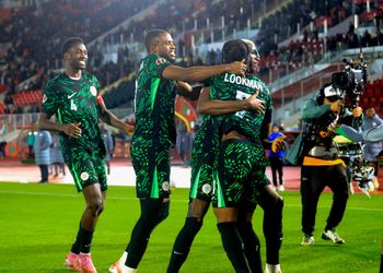 Photo: Manchester City star named after Tijani Babangida finally meets the Super Eagles legend