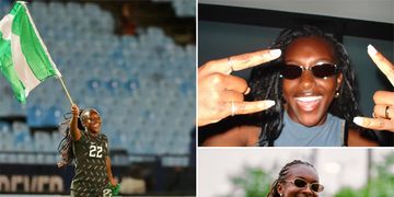 Photos: Super Eagles star William Troost-Ekong arrives in Nigeria ahead of charity foundation launch