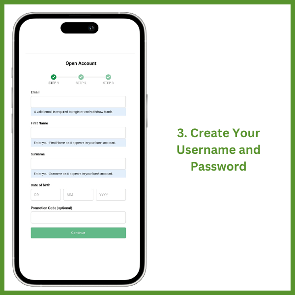 bet9ja registration step 2