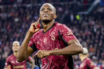 What Victor Osimhen said to Galatasaray fans after tifo honouring his late mother