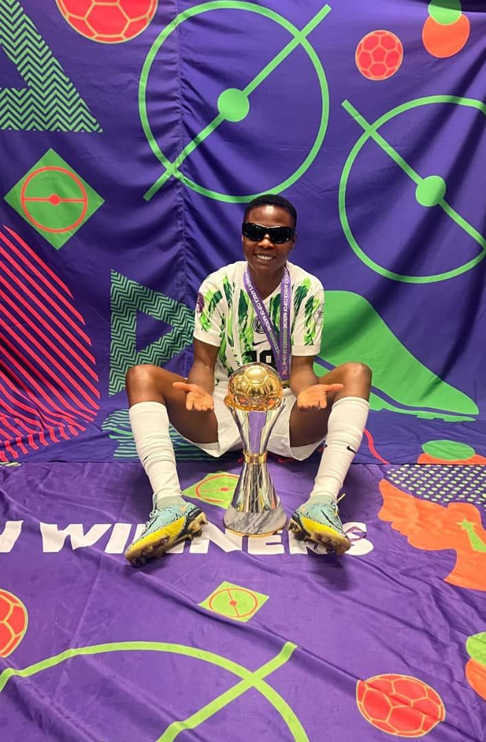 Nigeria Super Falcons midfield General Halimatu Ayinde 