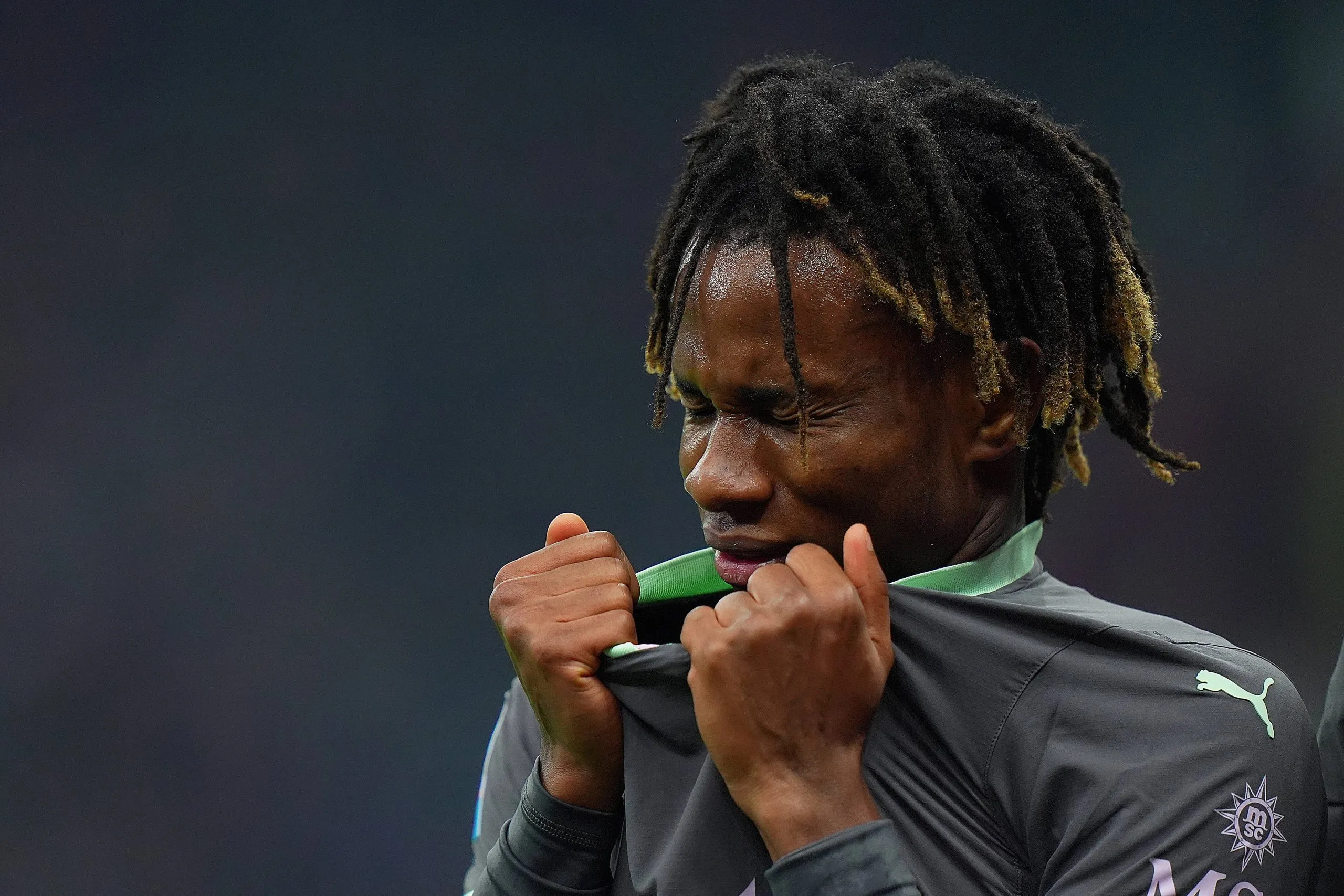 AC Milan forward Samuel Chukweze