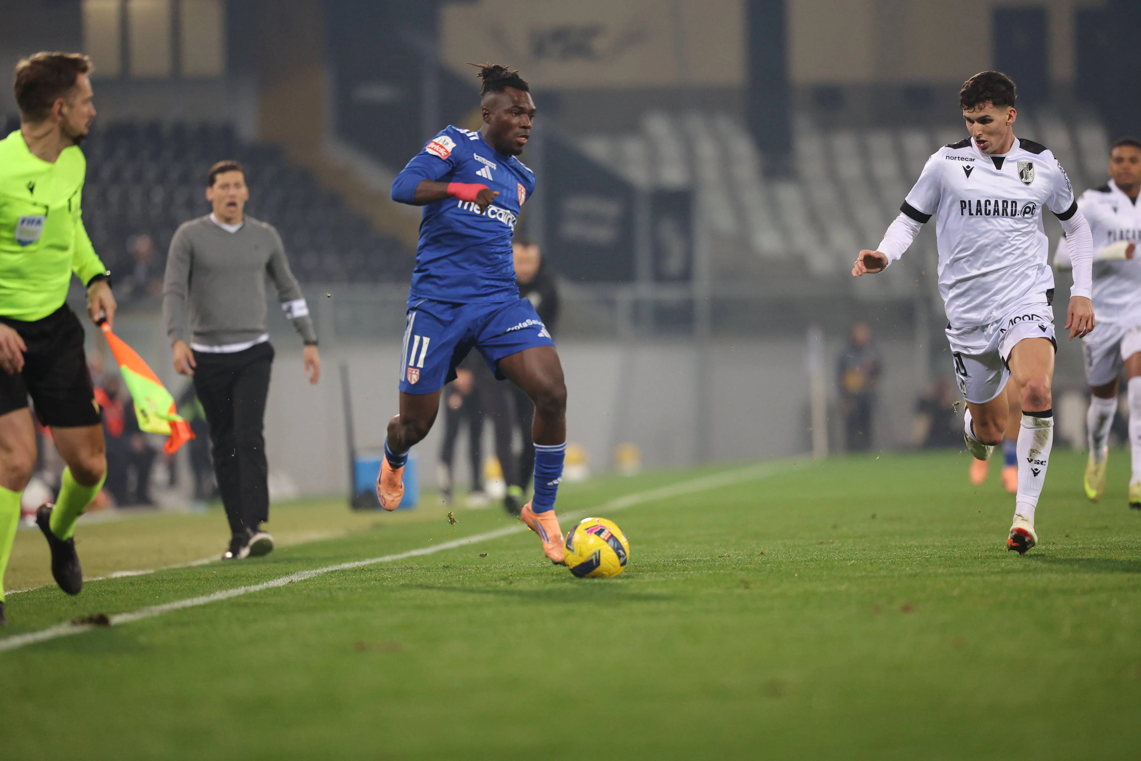 Tunde Akinsola of AFS in action