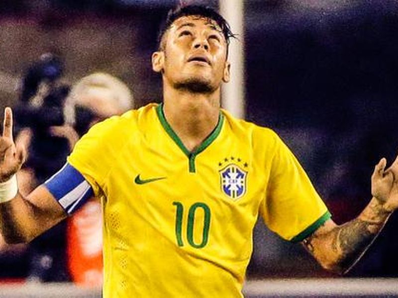 Neymar Scores Twice For Brazil