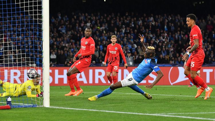 Bang bang! Super Osimhen steers Napoli to record breaking feat after Eintracht Frankfurt bashing