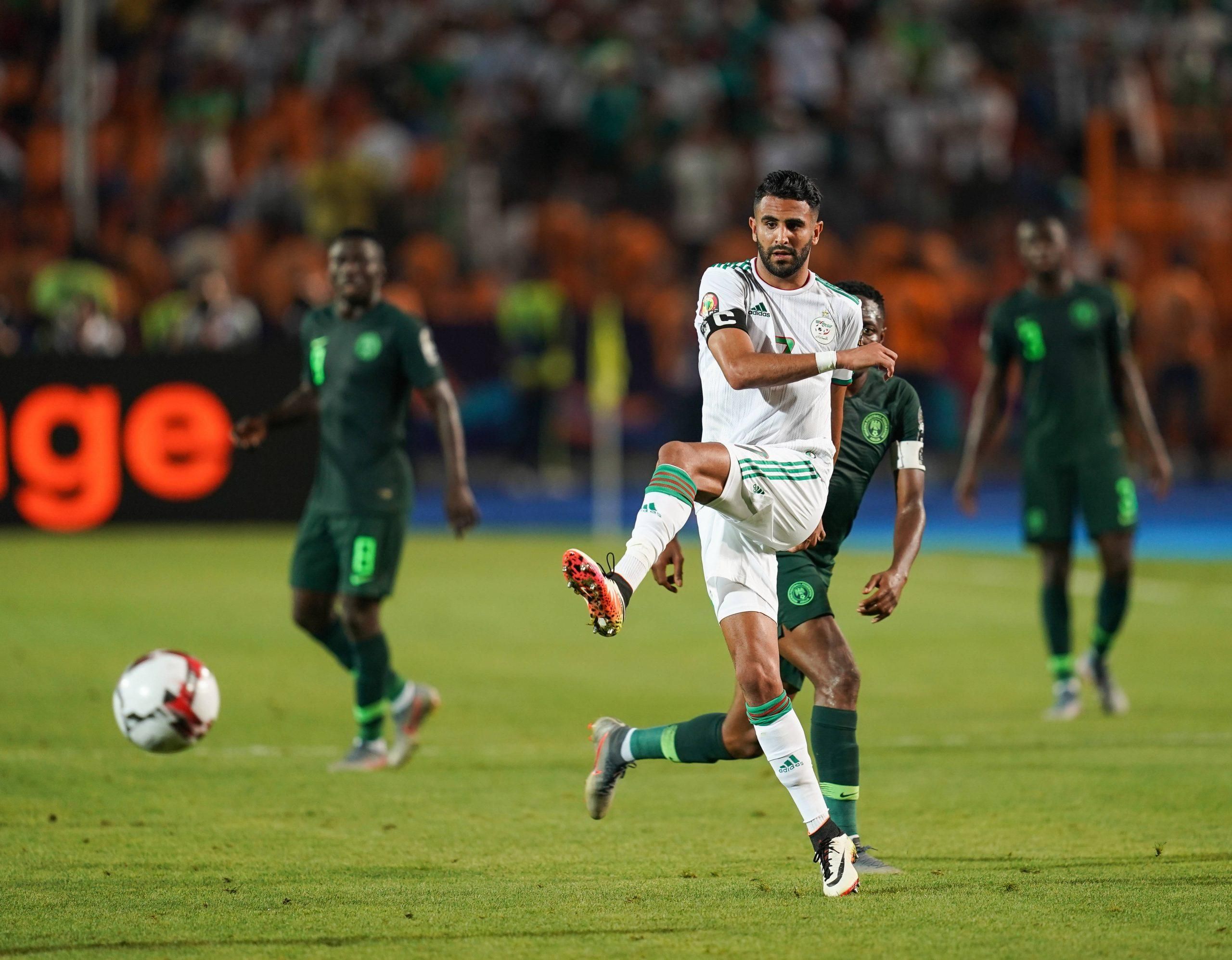 Riyad Mahrez against Nigeria 2019 AFCON (Photo by Imago)