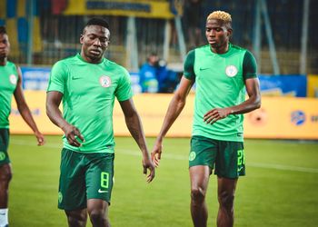 Watch: Osimhen sends powerful message to injured Icardi with goal celebration against Samsunspor