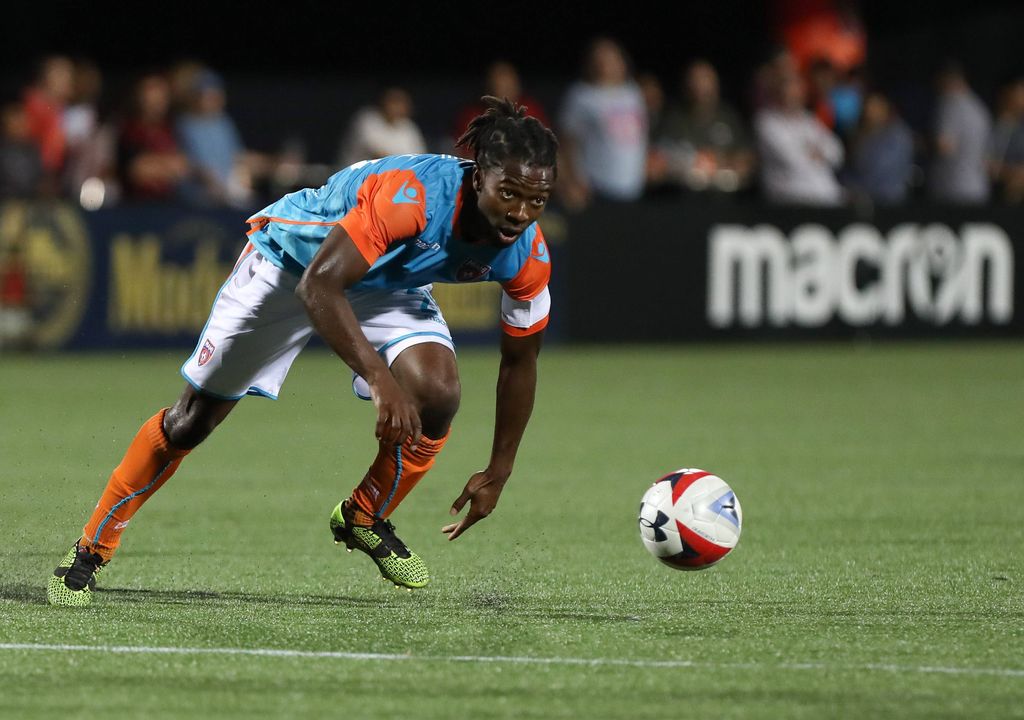 Michael Lahoud in action for New York Cosmos